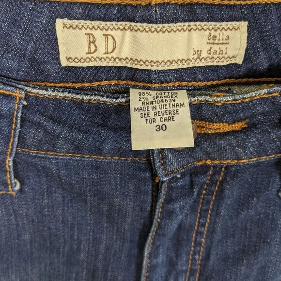 Anthropologie Bella Dahl High Rise Flared Wide Leg Jeans 30 - Picture 4 of 7